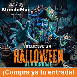 Mundomar Benidorm: Halloween al abordaje. Desde el 3 de octubre